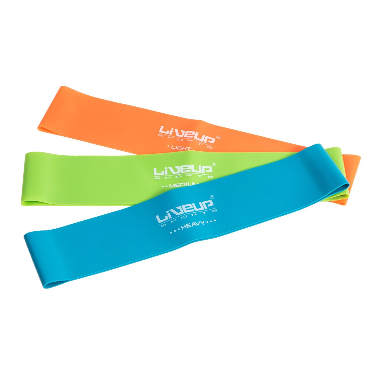 Set benzi de rezistenta, liveup, ls3650c, multicolor, 3 bucati, niveluri de rezistenta diferite - imagine 5